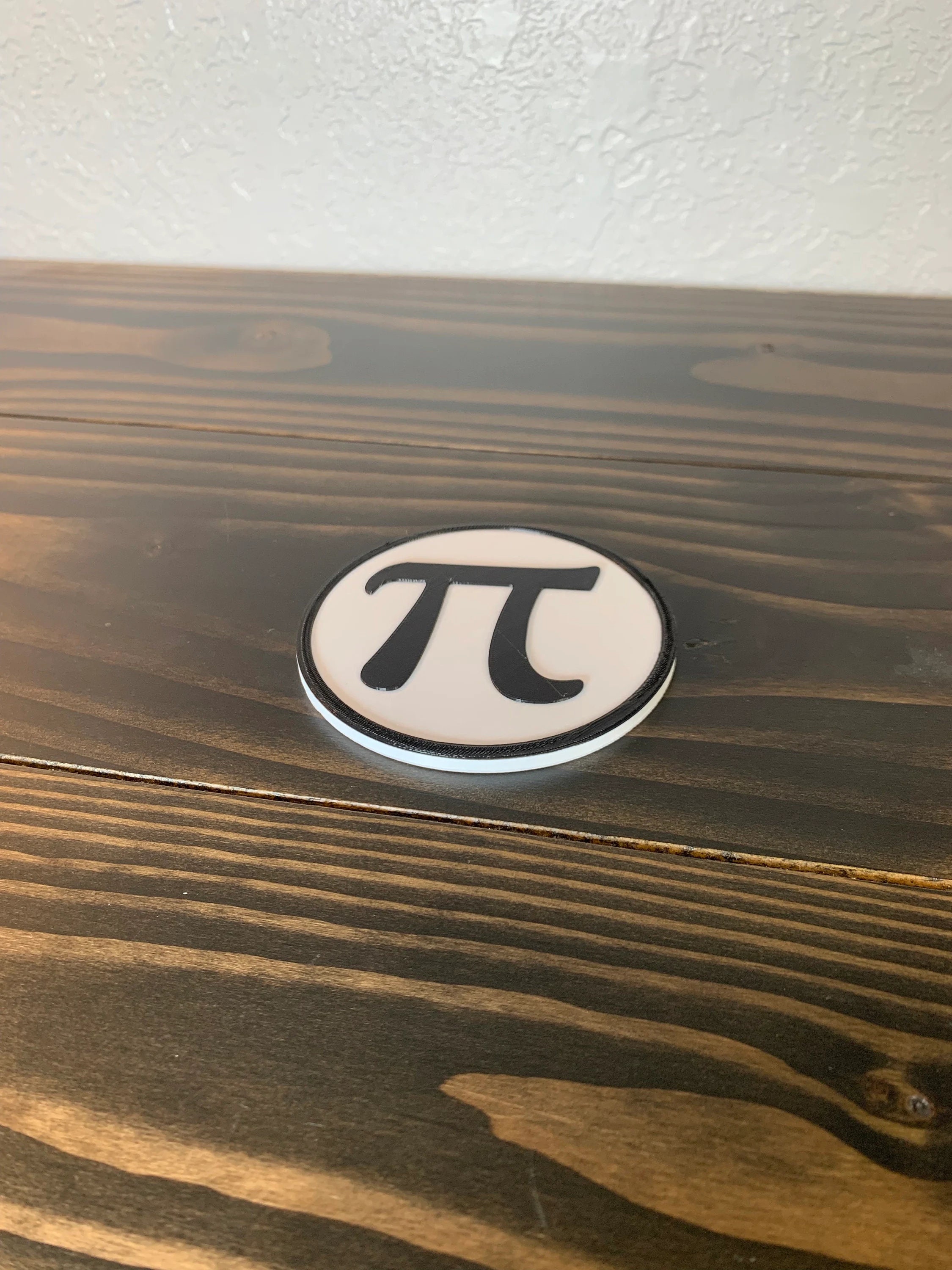 Pi Symbol Coaster Set of 2, 3D Printed With Plastic - Etsy