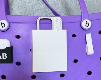Met Bogg Bag-compatibele telefoonhouder, 3D-geprint met plastic