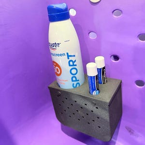 Accesorio para botella de protector solar y bálsamo labial compatible con Bogg Bag, impreso en 3D con plástico