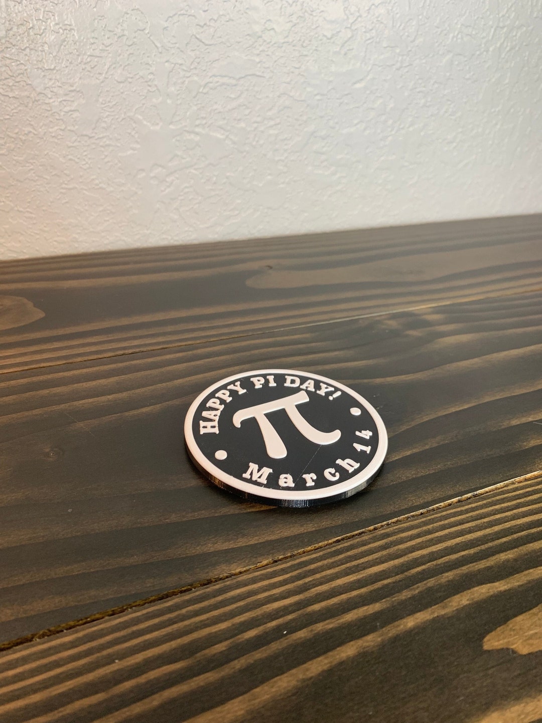 Happy Pi Day Coaster Set of 2, 3D Printed With Plastic - Etsy
