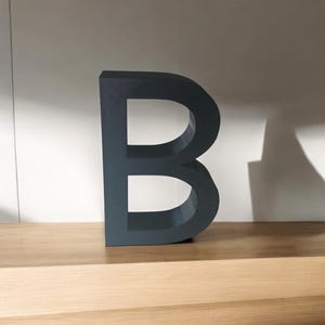 Letras grandes para decoración de paredes y bodas, impresas en 3D con plástico