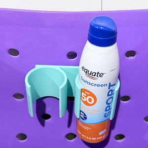 Bogg Bag Compatible Sunscreen Bottle Holder Accessory, 3D Printed with Plastic