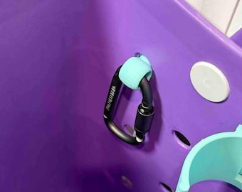 Carabiner Bogg Bag Compatible Accessory, 3D Printed with Plastic