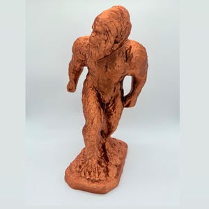 Sasquatch Bust, 3D Printed with Plastic