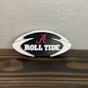 Ensemble de bureau Alabama A Roll Tide Roll, imprimé en 3D avec du plastique