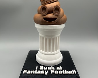 I Suck bij Fantasy Football Trophy, 3D-geprint met plastic