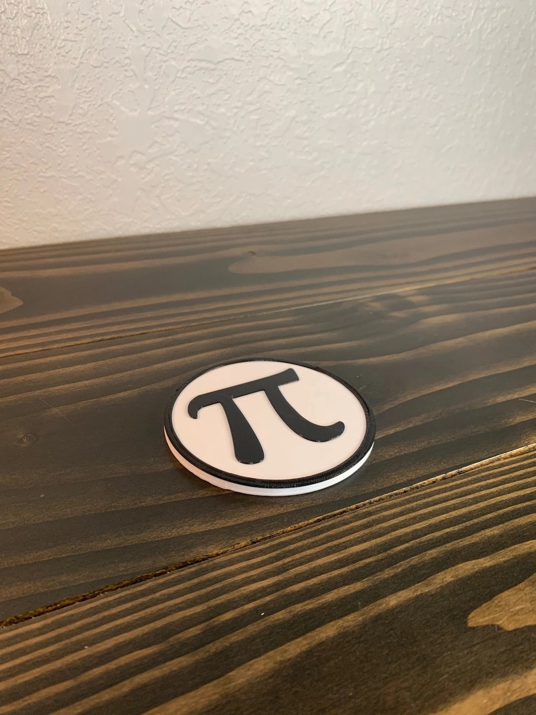 Pi Symbol Coaster Set of 2, 3D Printed With Plastic - Etsy