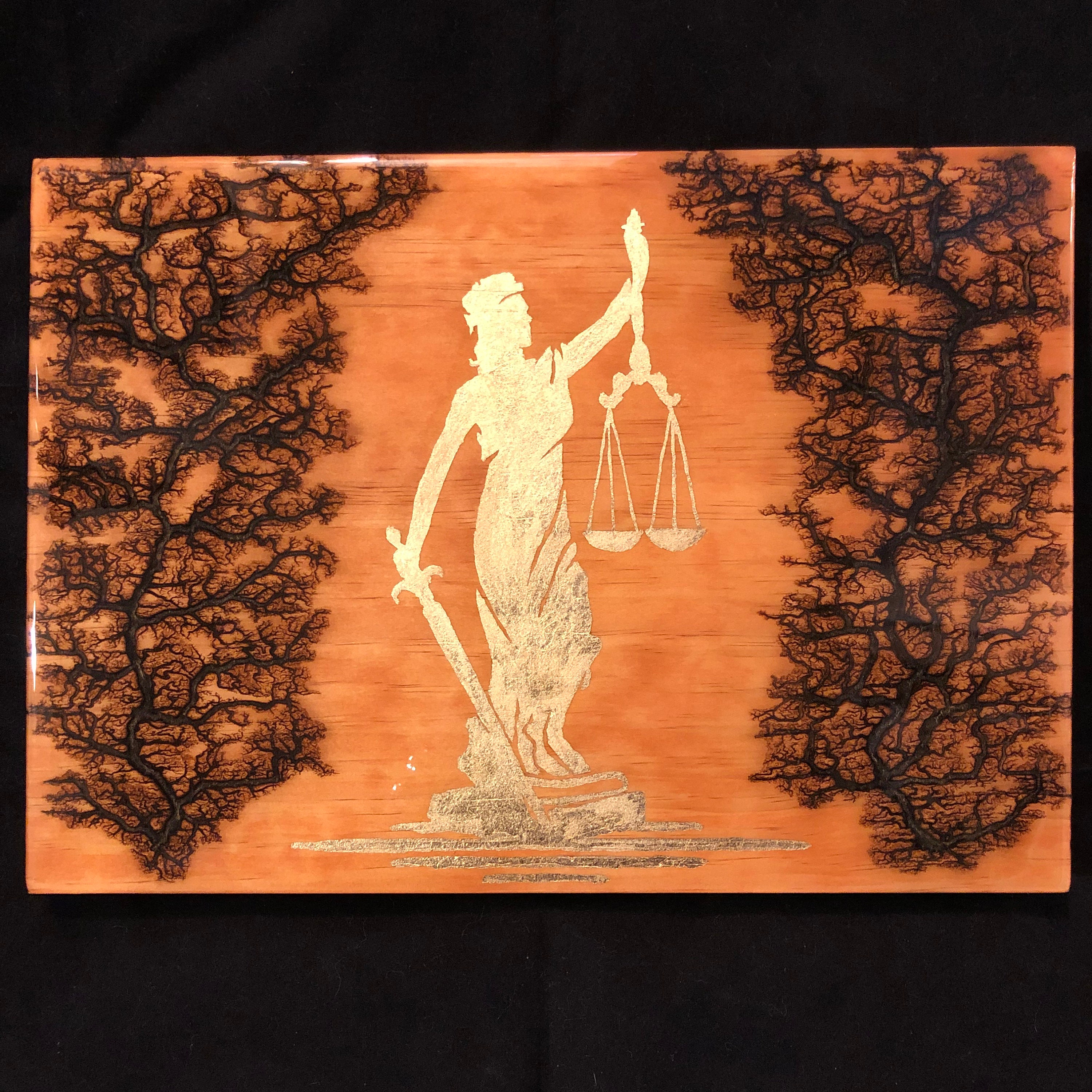 You've Never Seen A Piece Like This FRACTAL WOOD BURNING 