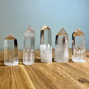 Madagascan Clear Quartz Crystal Tower: Polished Healing Point