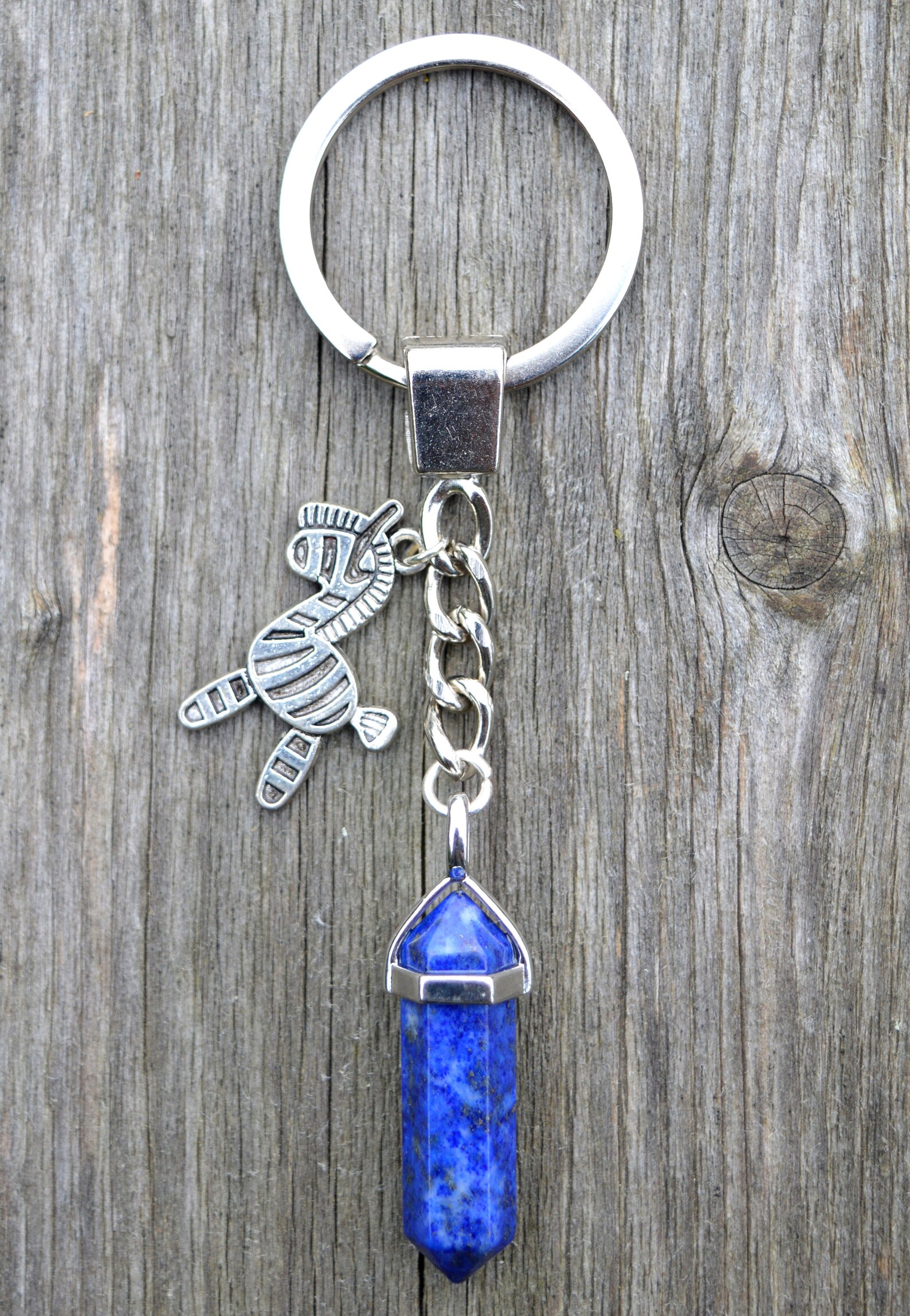 Lapis Lazuli Crystal Pendant Keychain. Caring Spoonie Gift & Etsy