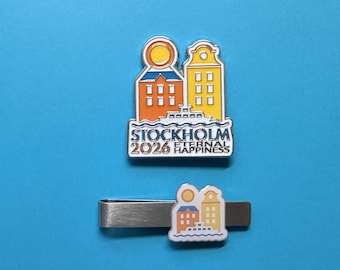 SCHWEDEN International Convention Revers Pins & Krawattenhalter