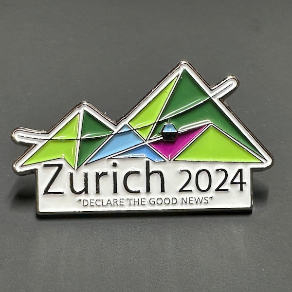 Pin's JW Special Convention 2024 - Zurich - Déclarer La bonne nouvelle