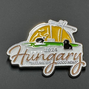 JW Pins. 2024 JW Special Convention Pins - Hungary