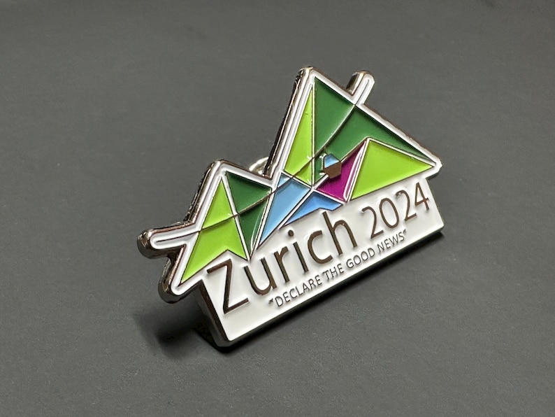 2024 JW Special Convention Pins Zurich Declare The good news image 7