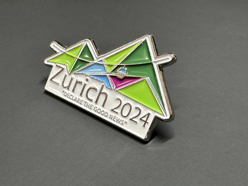 2024 JW Special Convention Pins Zurich Declare The good news image 4