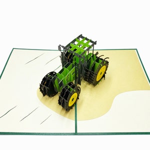 thumbnail image 2 of 3D Tractor Pop Up Greeting Card - Perfect For Father's Day, Birthday & Special Occasions 2 of 12