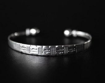Tuareg | Bracelet, Bangle, Ornaments, Sterling Silver 925, Minimalist, Fusion, Handmade, Artisan