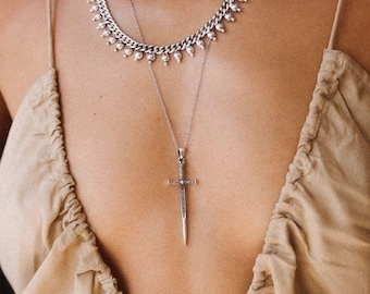 Sacred Sword | Pendant Necklace - 925 Silver