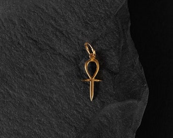 Ankh | Créoles solo Womb of Life - Or