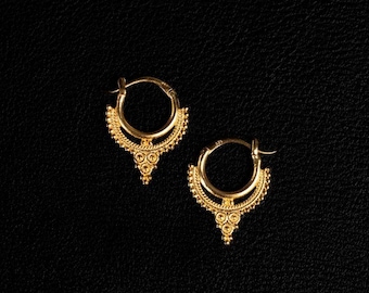 Divine | Hoop Earrings - Gold