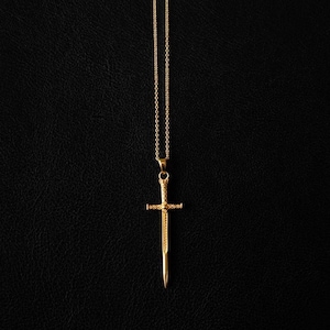 Sacred Sword | Pendant Necklace - Gold