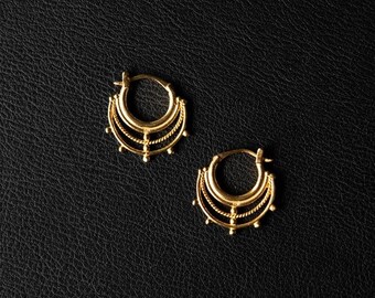 Cosmic | Hoop Earrings - Gold