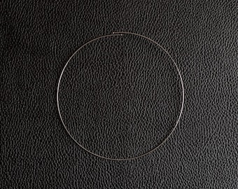1,5 mm Inox Circle | Hoop Necklace