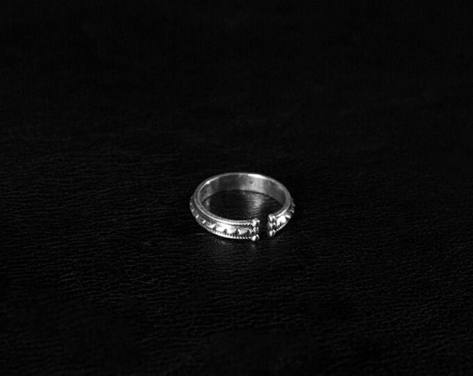 Old Rajasthani Silver Ring Size 6.5 Ethnic Tribal Indian Silver Ring ...