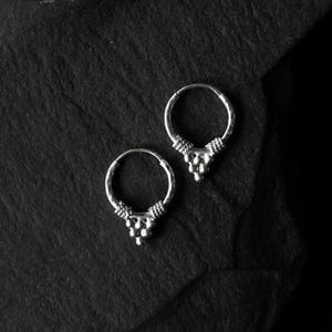 Beaded Mountain | Hoop Earrings