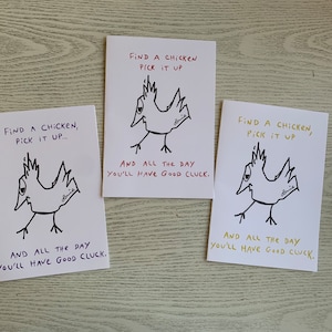 Chicken “Good Luck” / Encouragement / “Fun Fowl” Card Collection