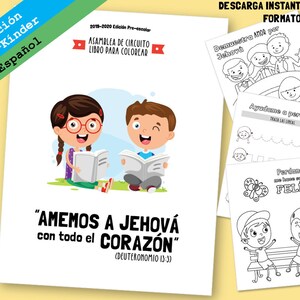 ESPAÑOL- Amemos A Jehova Asamblea de Circuito Libro para Colorear y de actividades para ninos