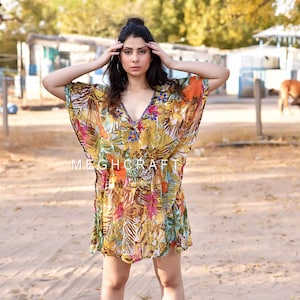 Embellished beach kaftan online