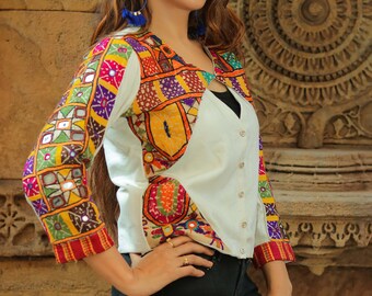 mirror work jackets online
