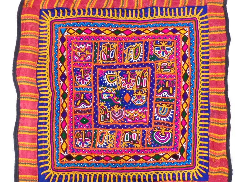 Rabari Embroidery Work Home Decor Wall Piece Kutch Handcraft Etsy