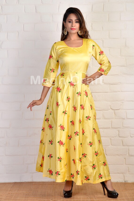 Designer Fashion Wear Long Gown Kurti 