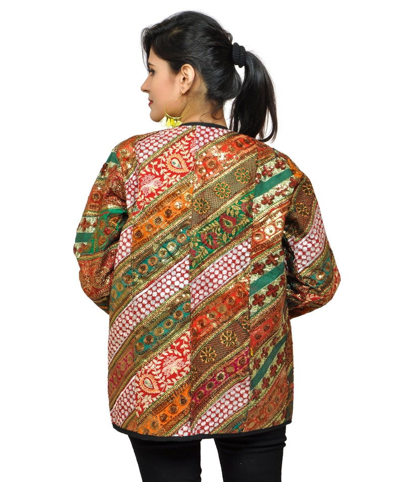Gujarati Traditional Colorful Jacket Hippie Boho Dandiya Etsy