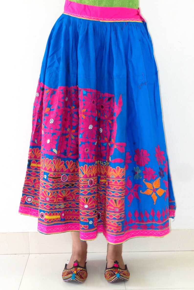 Dandiya Dance Wear Banjara Skirt Vintage Kutch Embroidery Etsy