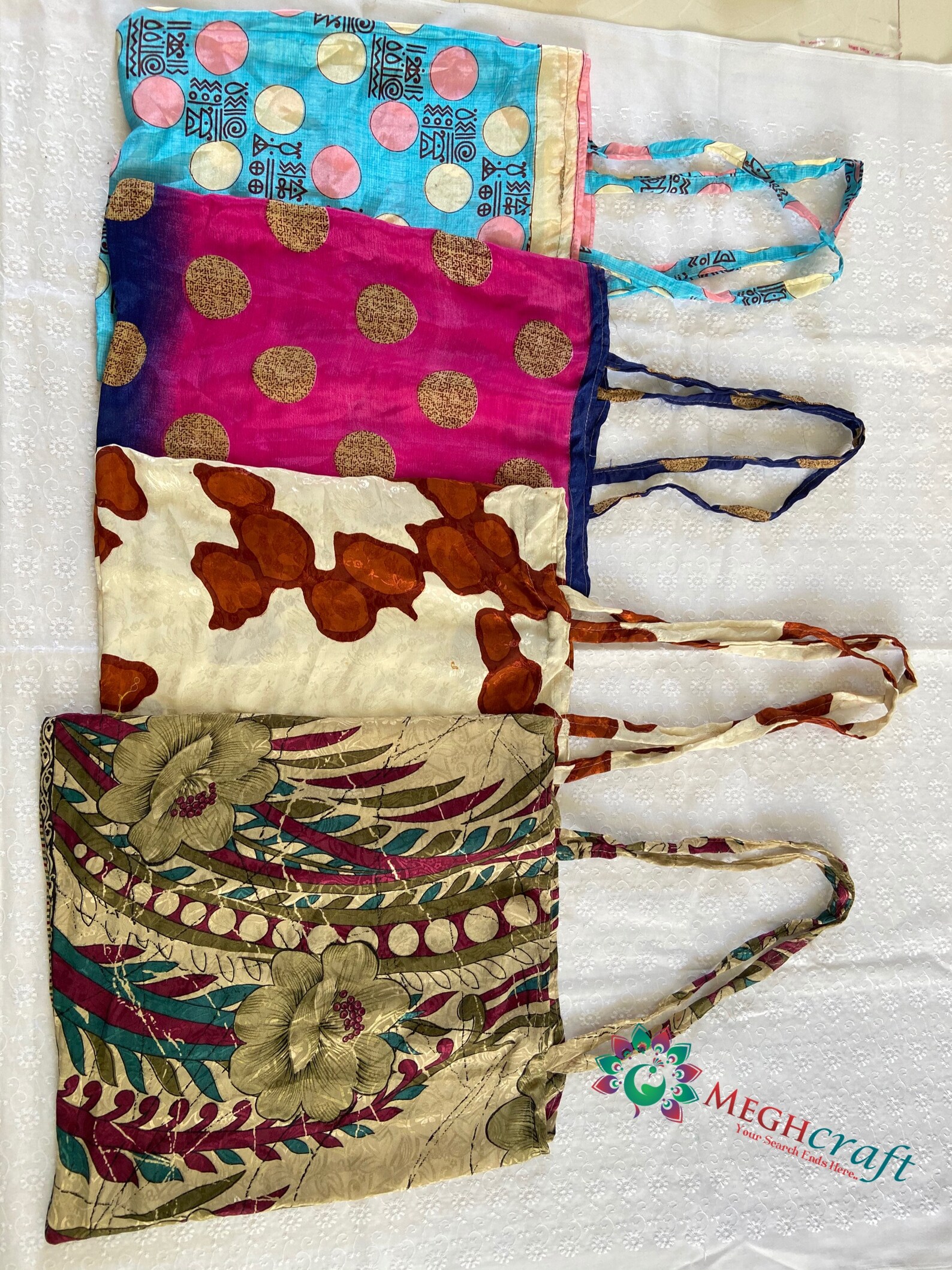 WHOLESALE LOT of Bohemian Recycle Silk Sari Bags With Etsy