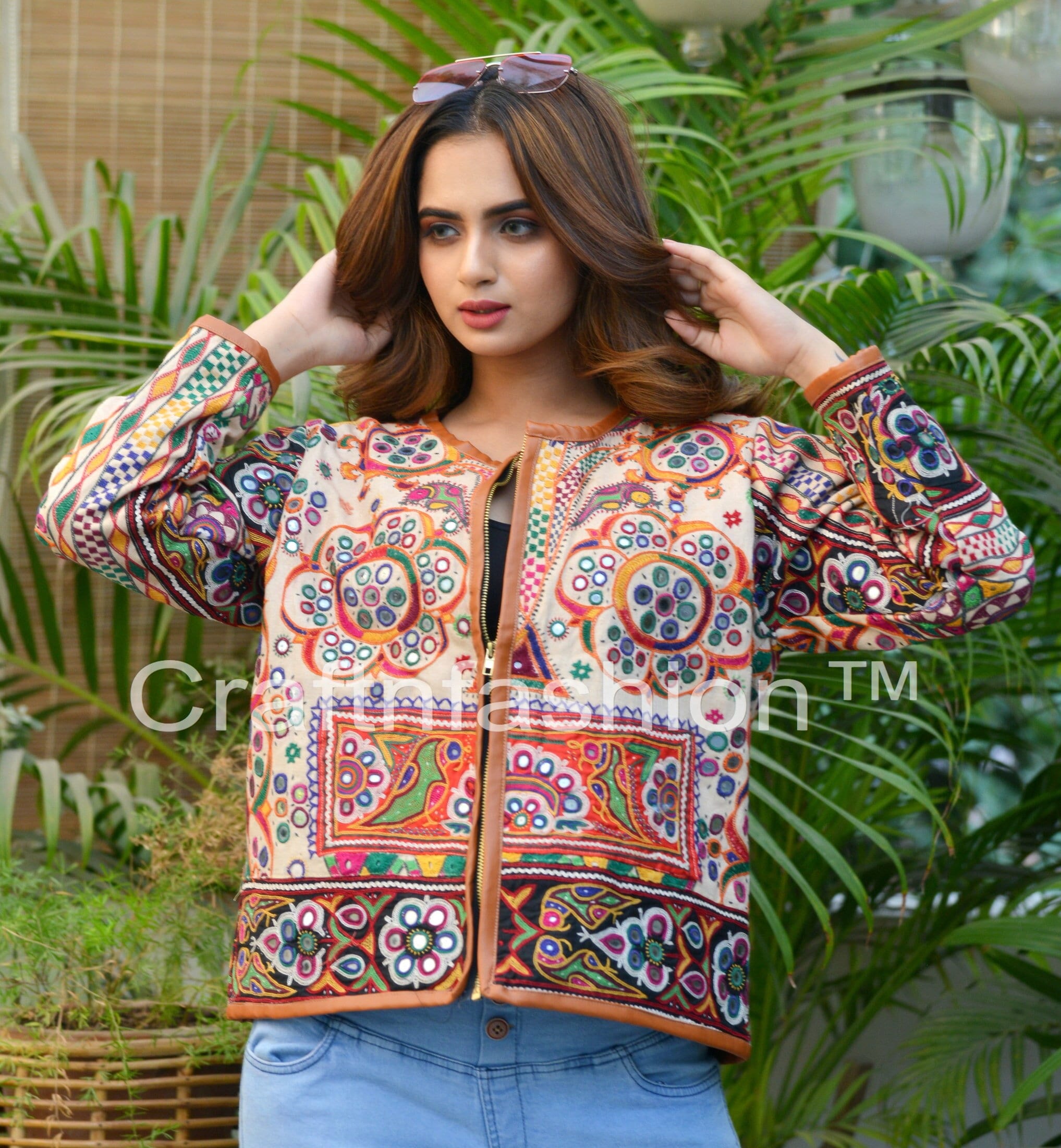 Gujarati overcoat top