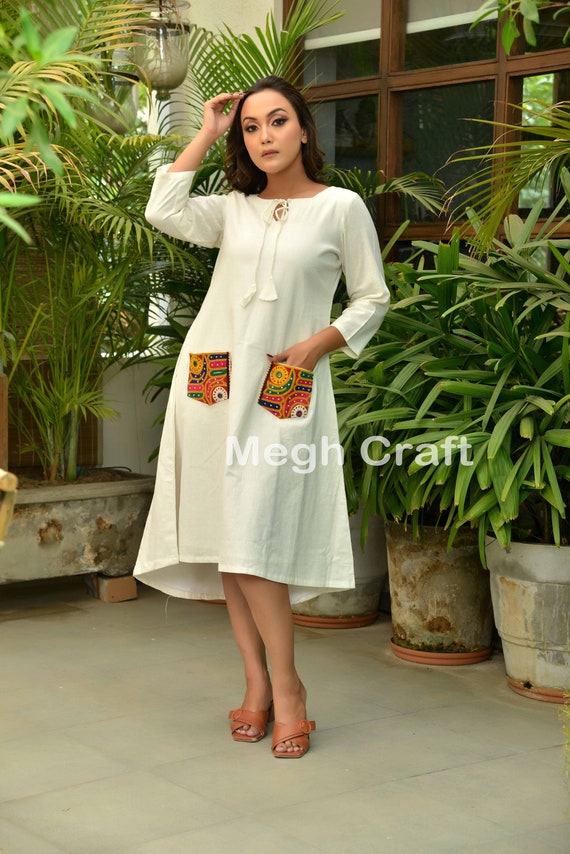 Khadi clearance cotton dress