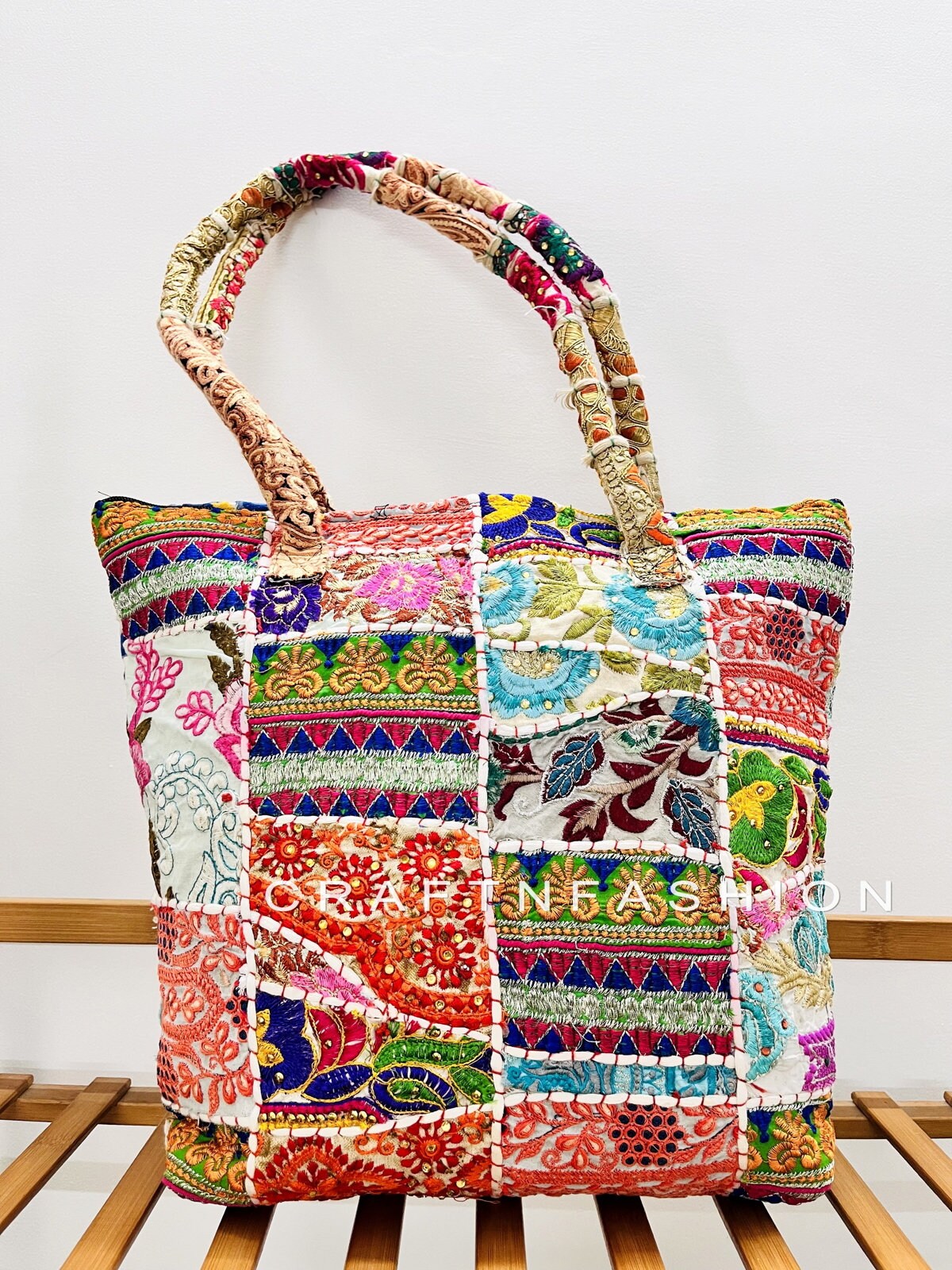 Bolsos patchwork vintage clearance
