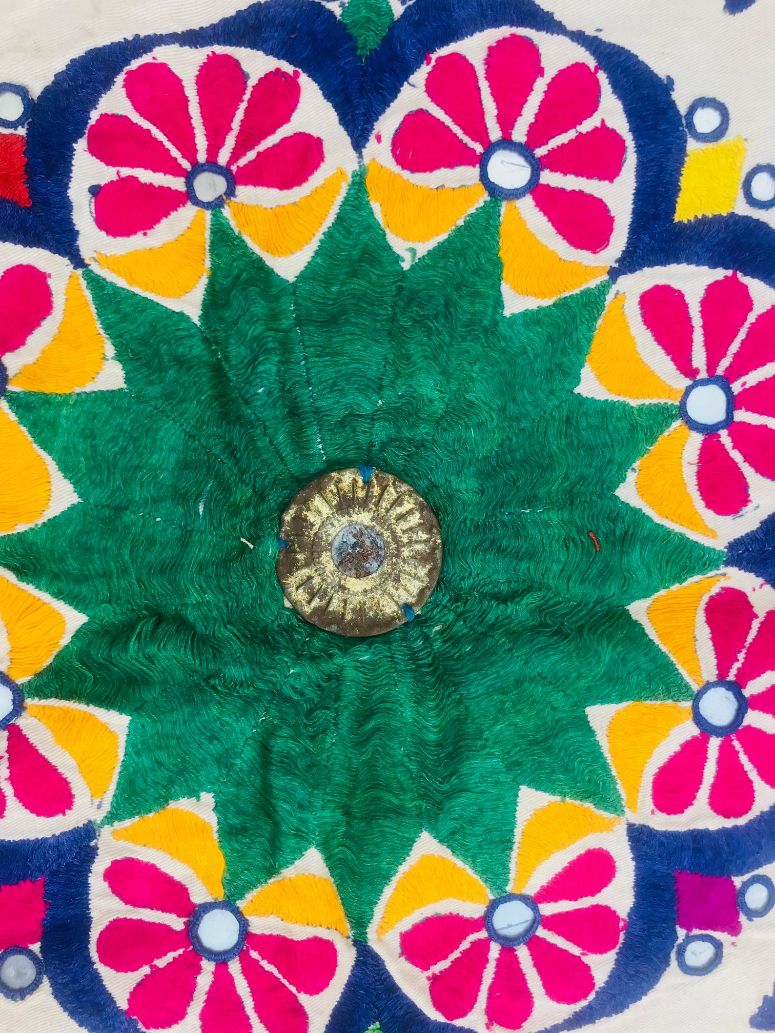 Gujarati Traditional Hand Embroidered Wall PieceBohemian Etsy