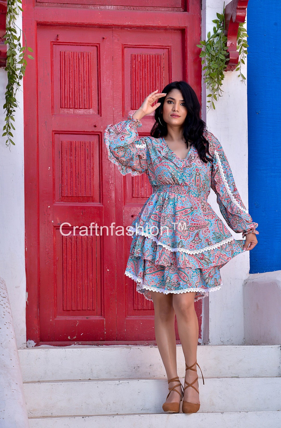 Trendy Style Mini Dress Europe Fashion Mini Dresssummer Etsy