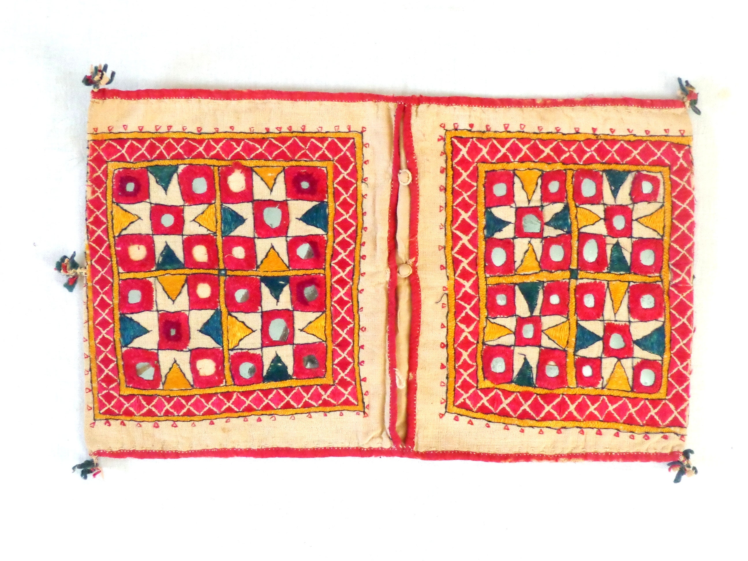 Kutch Ethnic Mirror Work Border Lace Traditional Rabari | Etsy