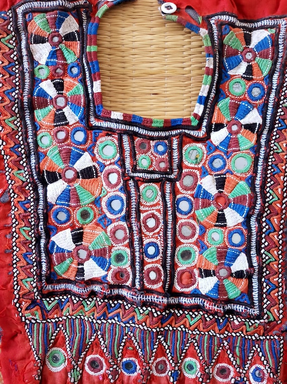 Kutch Rabari Embroidered Dresses Patches Indian Handmade Needle ...