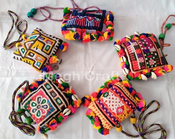 Over Sized Designer Handmade Kutch Pendants Wholesale Lot-Boho fashion jewelry-Gujarati Traditional jewelry-Mirrorwork embroidered Pendants