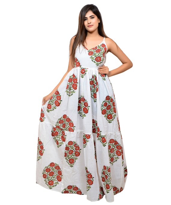 printed western dress