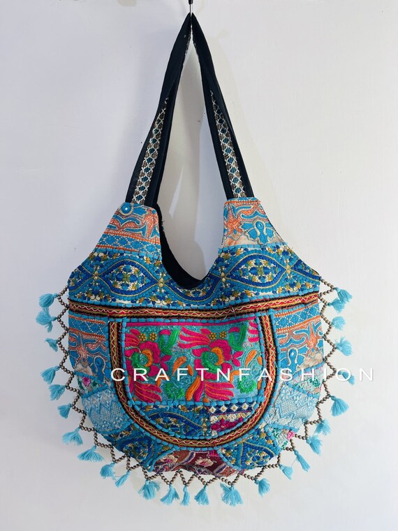 Bolso Tote Banjara Patchwork Bolso Patchwork Vintage Bolso Bordado Hecho A Mano Bolso Bandolera Bolso Mujer Bolso Patchwork Etsy Espana