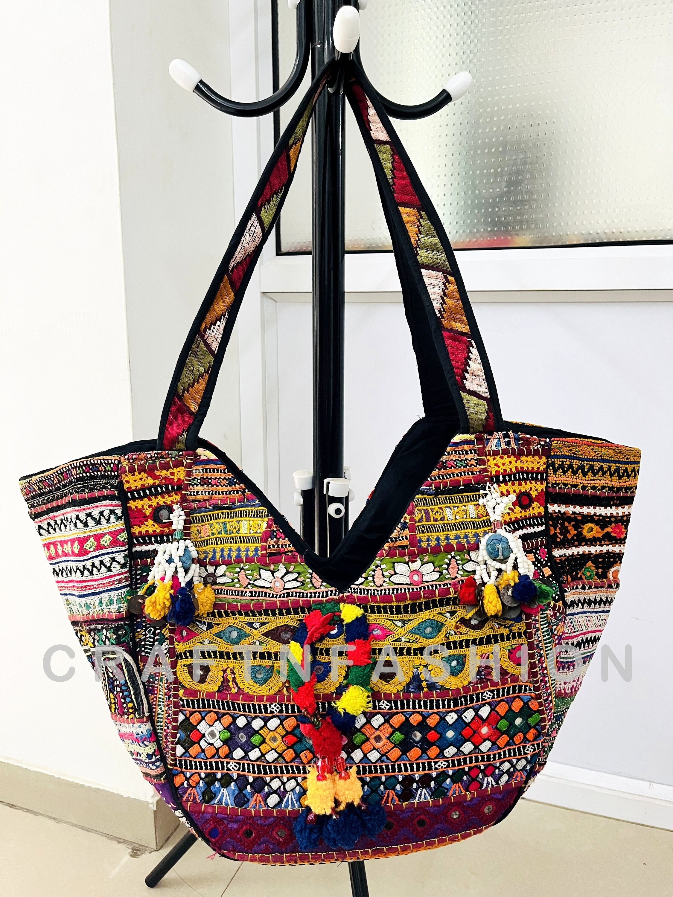 Tribal Banjara Bag Vintage Handmade Boho Bags Ladies Bag Embroidery  Shoulder Bag B