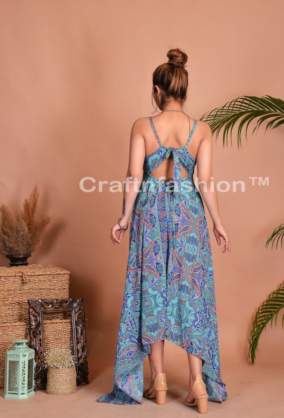 New Syle Bohemian Fashion Maxi Dress boho Western Style Maxi Dress